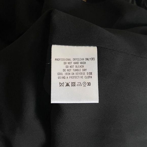 Fame and Partners Black Fringed Cocktail Dress 6 - Picture 9 of 10